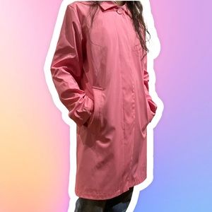 Bright Pink Raincoat